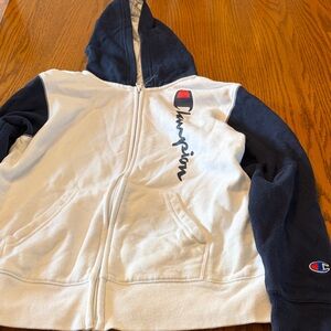 Youth M Champion zip hoodie